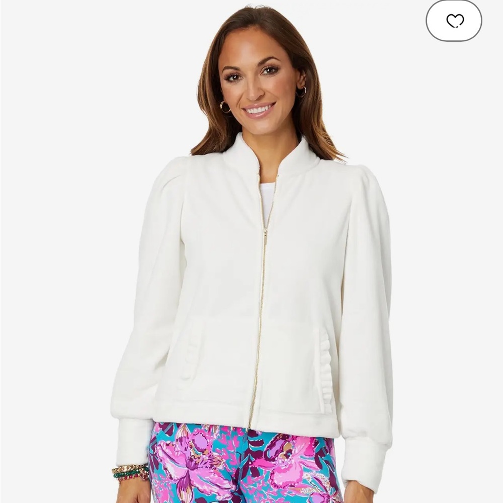Illy Pulitzer Cabello Fleece Zip Up- NWT